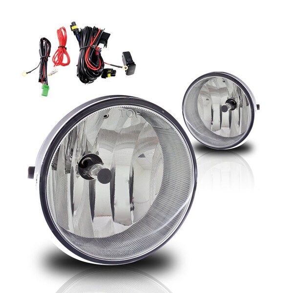 Winjet Fog Lights - Clear - Wiring Kit Included CFWJ-0299-C - main